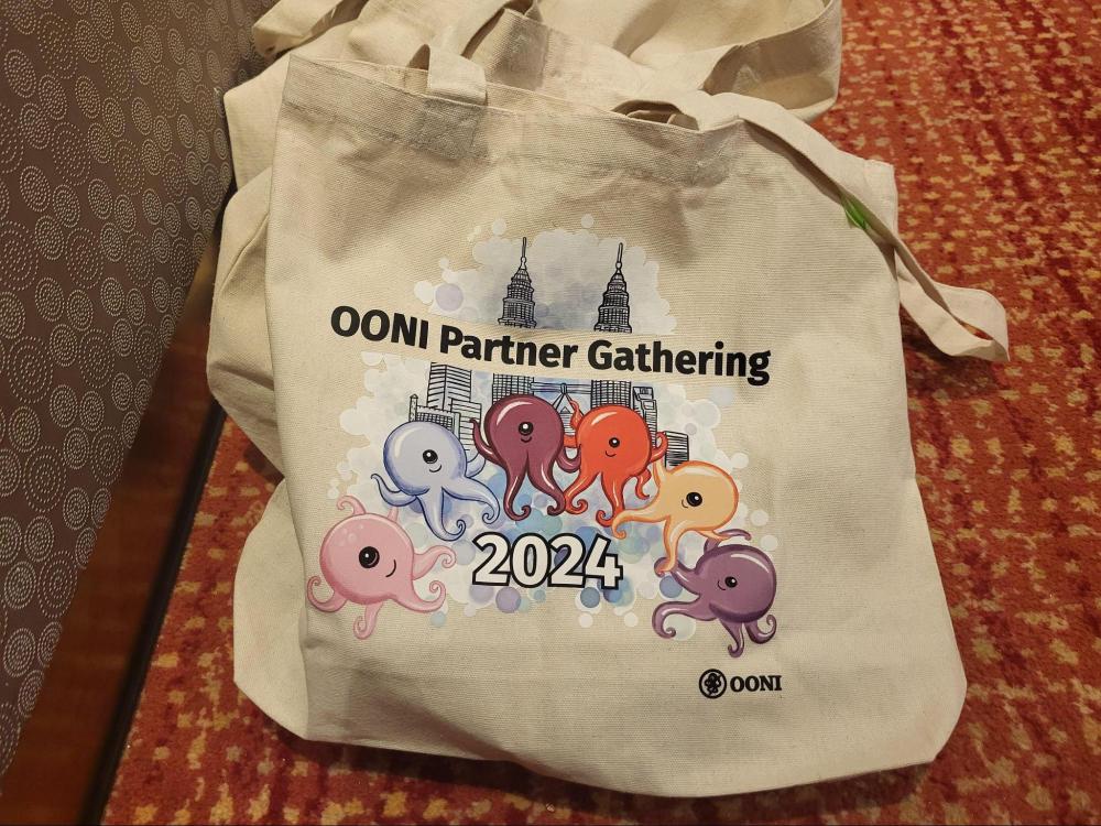 OONI Partner Gathering 2024 bag